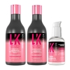 Kit Lokenzzi Liso Perfeito Shampoo + Condicionador + Serum