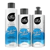 Kit Gota Óleo de Coco e Rícino Shampoo Condicionador Creme