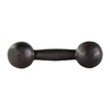 Halter Bola Pintado 1kg à 4kg - Preto