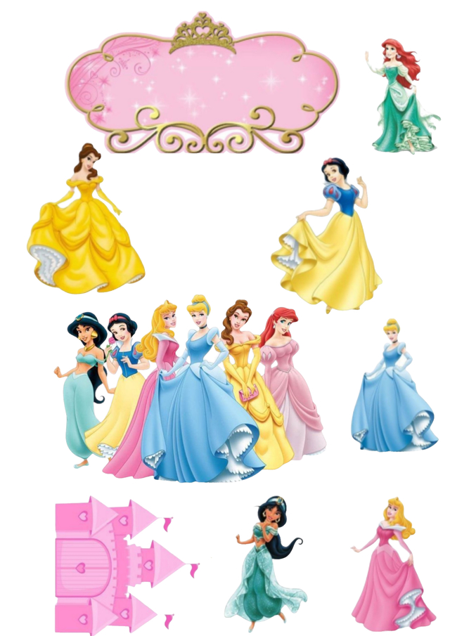 Bolo Princesas Disney 