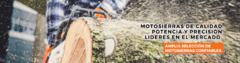 Banner de la categoría MOTOSIERRAS / ELECTROSIERRAS