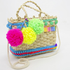 Bolsa de Palha Neon com Alça