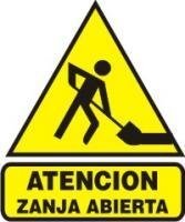 Imagen de CARTEL ALTO IMPACTO 45 X 40 CM LINEA ADVERTENCIA