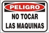 CARTEL ALTO IMPACTO 30 X 40 CM LINEA PELIGRO 504