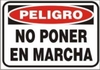 CARTEL ALTO IMPACTO 30 X 40 CM LINEA PELIGRO 511