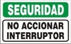 CARTEL ALTO IMPACTO 30 X 40 CM LINEA SEGURIDAD 806