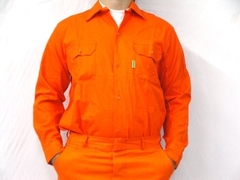 CAMISA DE TRABAJO NARANJA