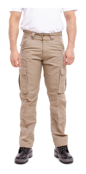 PANTALON CARGO DE TRABAJO BEIGE