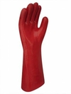 GUANTE PVC ROJO CORTO PESADO 30CM