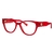 VERSACE VISTA 3281 5323 53 TRANSPARENT RED