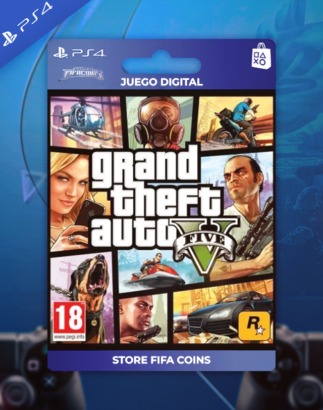 GTA V - PS4 DIGITAL - Comprar en STORE FIFA COINS