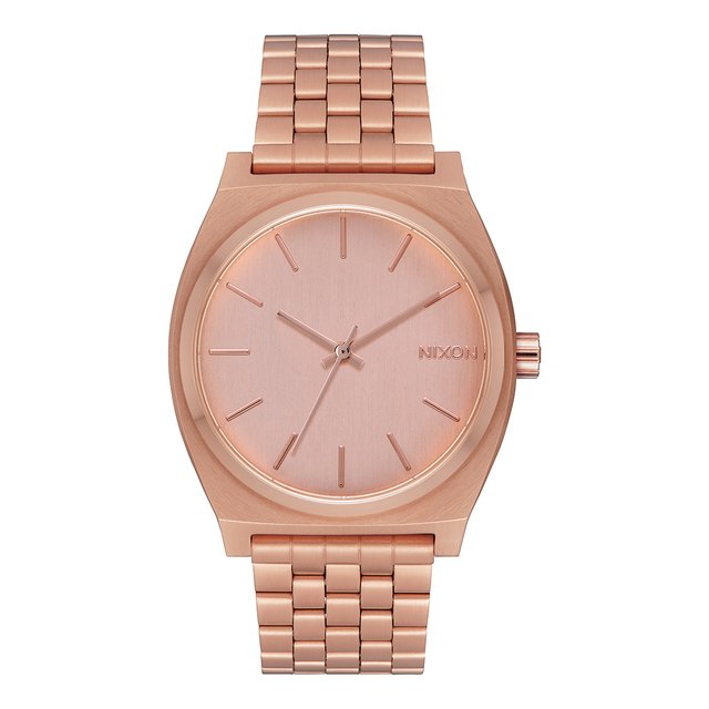 Nixon time teller rose gold clearance