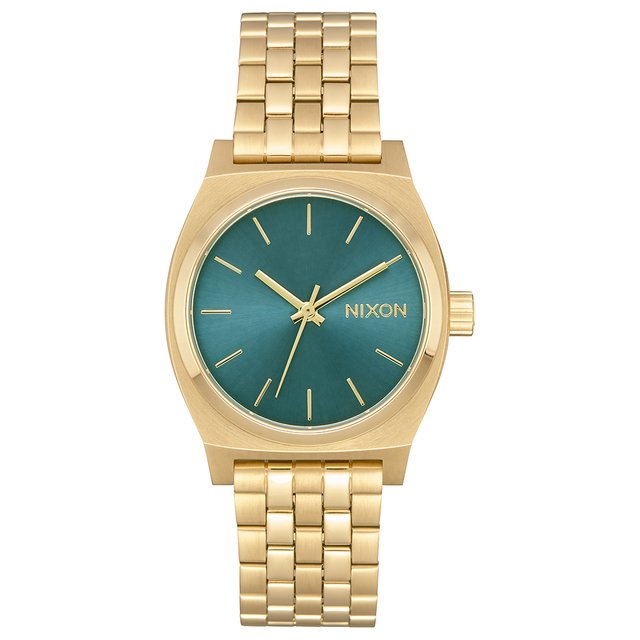 Medium Time Teller Light Gold Turquesa