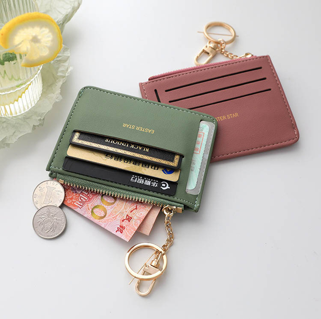 Monedero Tarjetero Star Mini Billetera Porta tarjeta y Llavero
