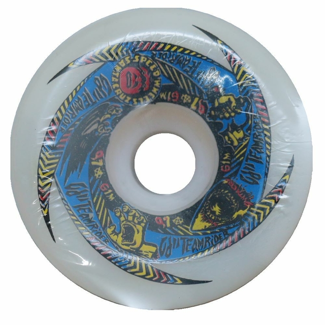 Roda para Skate Mentex 53mm Branca - Virtual Skate Shop