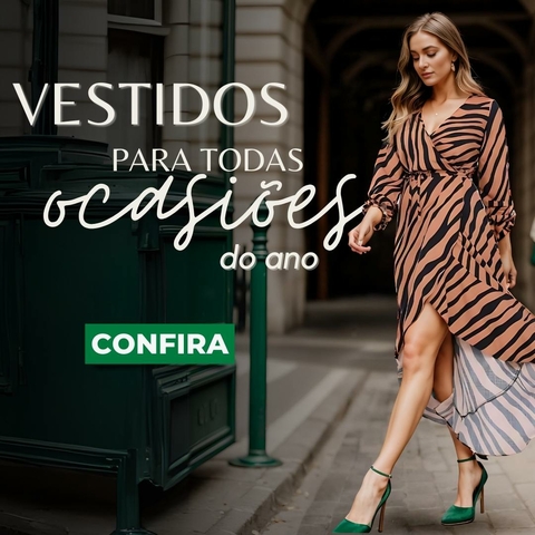Imagem do banner rotativo Caluli Store • Vestido Envelope | Moda Contemporânea Feminina | São Paulo