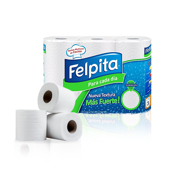 Promo - Rollos de cocina Felpita + Papel higíenico puro