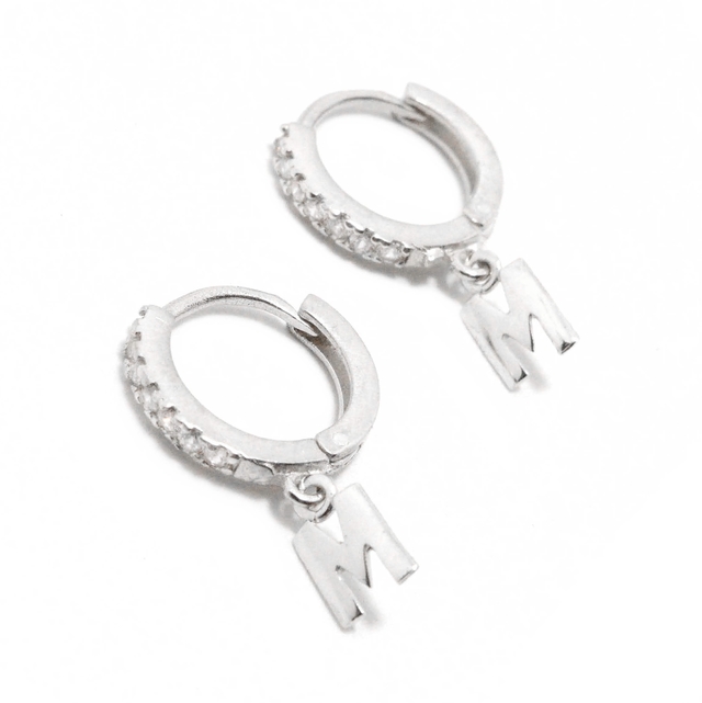 Aros argollas con dijes hotsell
