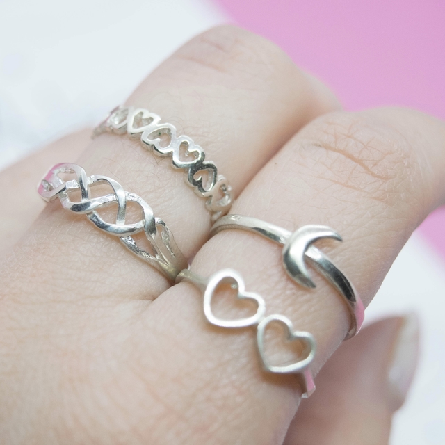 Anillos de plata economicos clearance
