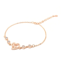 Pulsera Italiana 16 - Corazón Rosé