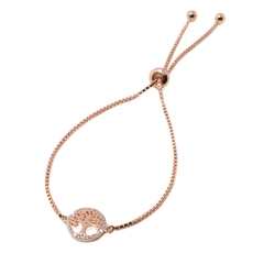 Pulsera Italiana 18 - Árbol Rosé