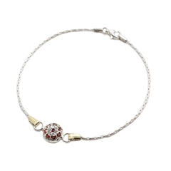 Pulsera Maciza c/Centro Frutilla - tienda online