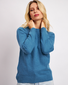 1310 / Sweater Pullover Bremer Dama Clásico Lana Merino Y Angora - comprar online