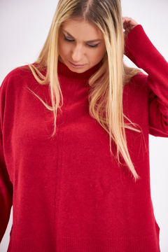 4340 / Sweater de Bremer con tajo atrás