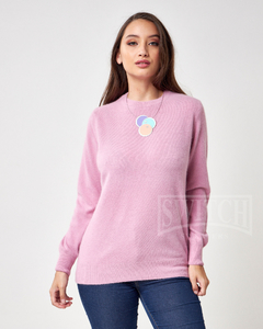 1310 / Sweater Pullover Bremer Dama Clásico Lana Merino Y Angora - Switch Sweaters