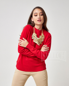 7950 / Sweater Clásico de Lana - comprar online