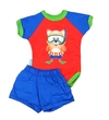 CONJUNTO BODY GATITO SNORKEL CON SHORT - 12 meses