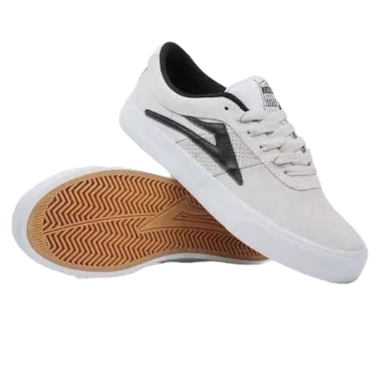 TENIS LAKAI SHEFFIELD SD OFF WHITE BLACK