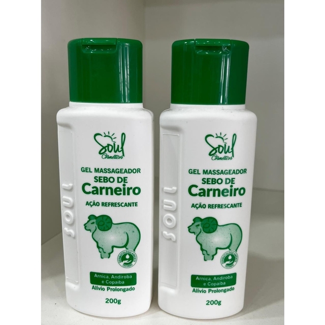 Gel Massageador Sebo de Carneiro 200g - Soul Cosméticos