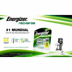 PILAS ENERGIZER AAA RECARGABLE NH12 BP2 700 MHZ (LI0095) - comprar online