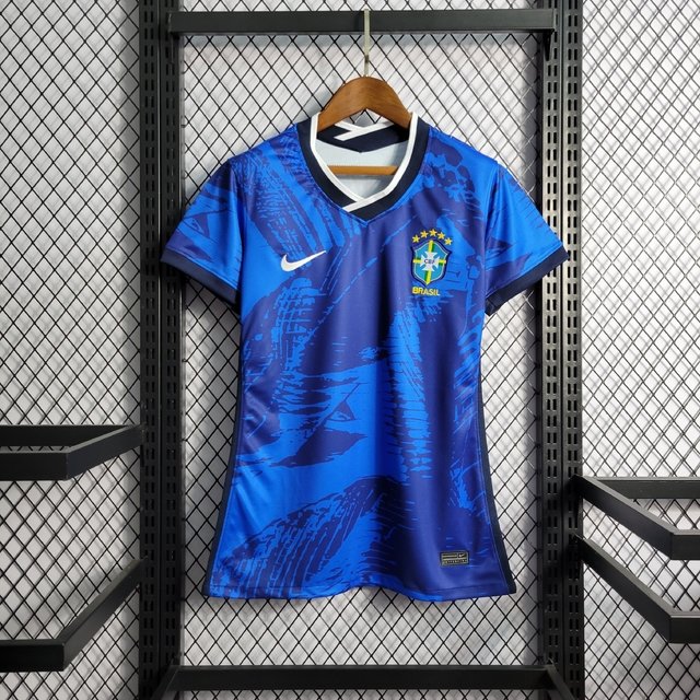 Camisa Seleção Brasil Especial 22 Nike Azul, 42% OFF