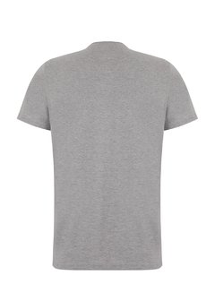 Camiseta Gola Careca Mescla Cinza - comprar online