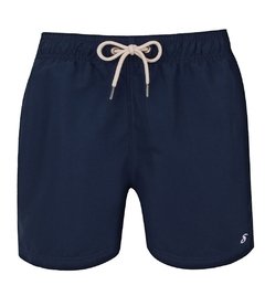 Shorts Regular Liso Azul Marinho