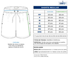 SHORTS REGULAR LISO TURQUESA na internet