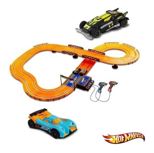 Pista Hot Wheels Beginner Slot Car Track Set 380cm