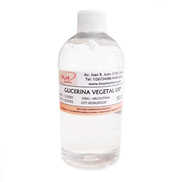 Glicerina Vegetal USP 500 ml