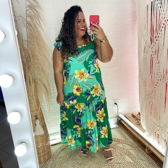Vestido plus size best sale c&a