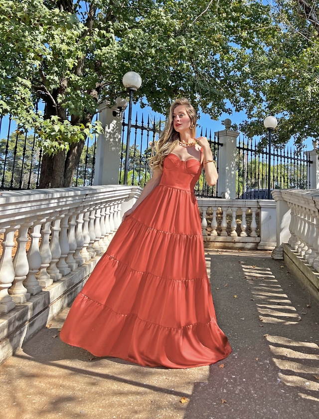 Vestido corpete clearance