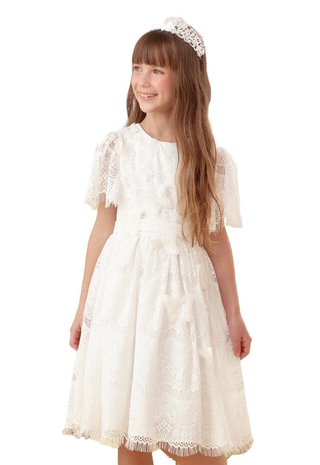 Vestido Infantil Branco Petit Cherie