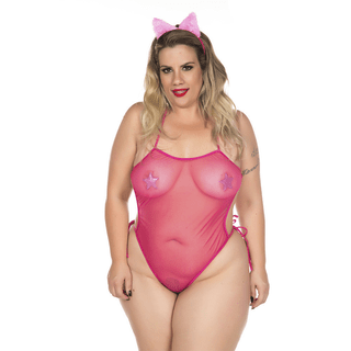 KIT MINI FANTASIA PLUS SIZE GATINHA II PIMENTA SEXY