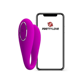 Massageador de casal August - Pretty Love - Conexão via bluetooth