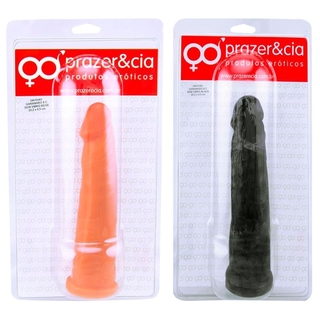 PRÓTESE MACIÇA 20,2 X 4,5CM PRAZER E CIA - comprar online