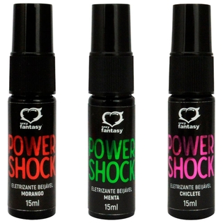 Power Shock Eletrizante Beijável 15Ml Sexy Fantasy