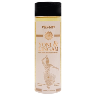 YONI & LINGAM ÓLEO MASSAGEM TÂNTRICA 200ML PESSINI