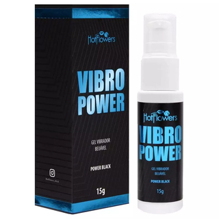 Vibro Power Gel Beijável Vibrador 15G Hot Flowers