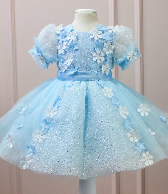 Vestido Frozen Azul